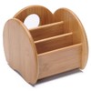 Arolly Premium Bamboo Remote Controls Holder for Table - Bamboo