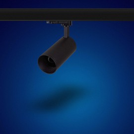 Mextronic GU10 3-Phase Spotlight: Rotatable and Swivelling for GU10 LED 3 Phase Light Genius L502 for Rail System