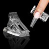 C12rtive 10 Pieces Nail Tips Clip Quick Build Nail Shapes