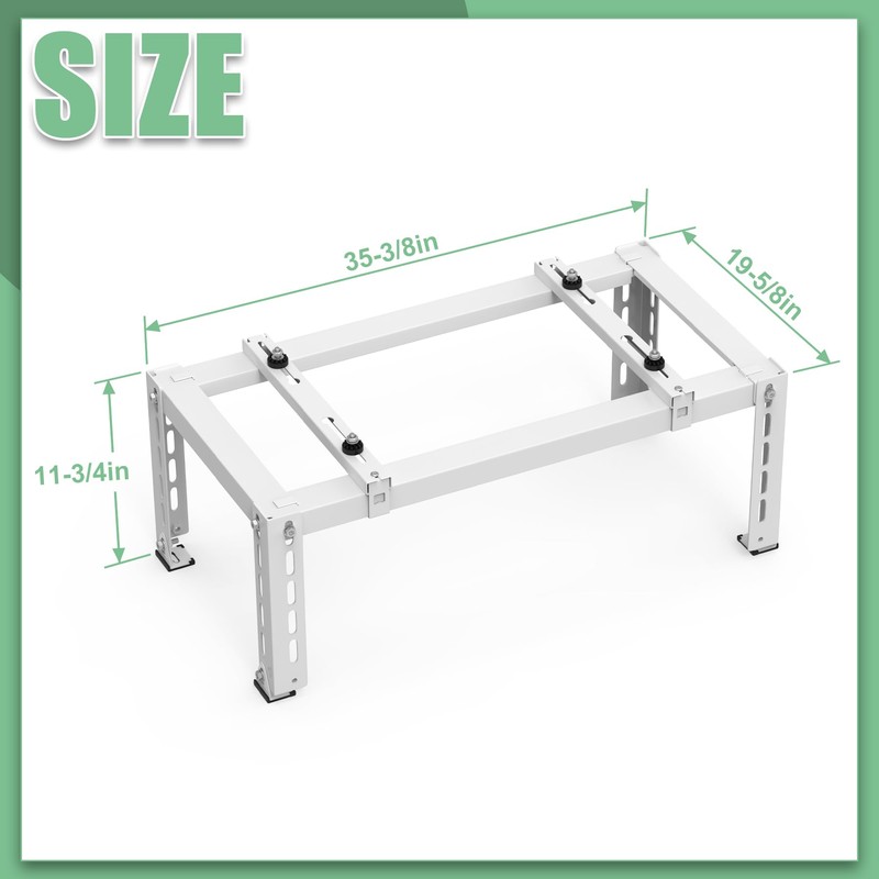 Memrita Mini Split Ground Stand for 9,000-24,000 BTU Air Conditioners