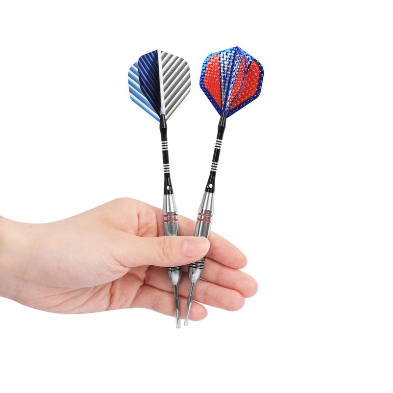 FUZVOL Professional Darts Set Steel Tip-Aluminum Stems Darts Flights with