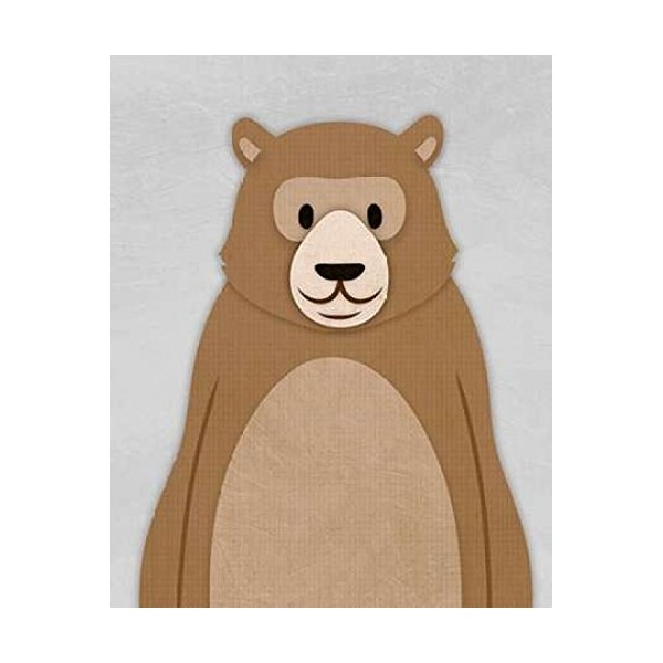 Cheery Bear Poster Print by Marcus Prime (8 x 10)