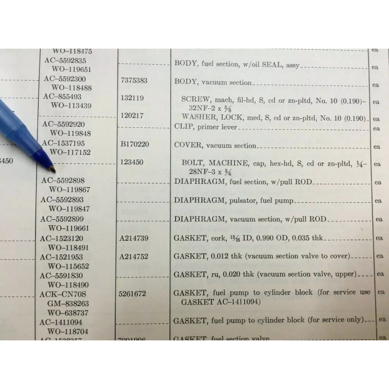 Willys For Jeep Willys M38 M38A1 M170 Fuel Pump Diaphram