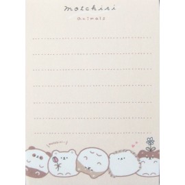 Crux Motchiri Animals Mini Memo Pad (105626) ~KAWAII!!