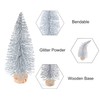 Artificial Christmas Tree 8pcs Mini Pine Tree with Snow Frost