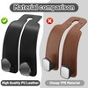 Amelity Car Seat Back Storage Hook, Car Hooks for Headrest,
