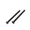 cSeao 12-Pack M6 x 85mm Black Flat Head Allen Head