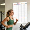 Weekly Dry Erase Fitness Calendar,24x36 Inch