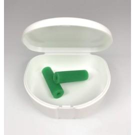 Dental Aligner Tray Seaters for mouth Trays & Mouth Tray Case - Green/Mint Scented - 2 Chewies per Bag