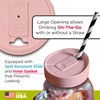 iLIDS Mason Jar Drink Lid, Regular Mouth, USA Made, Pale