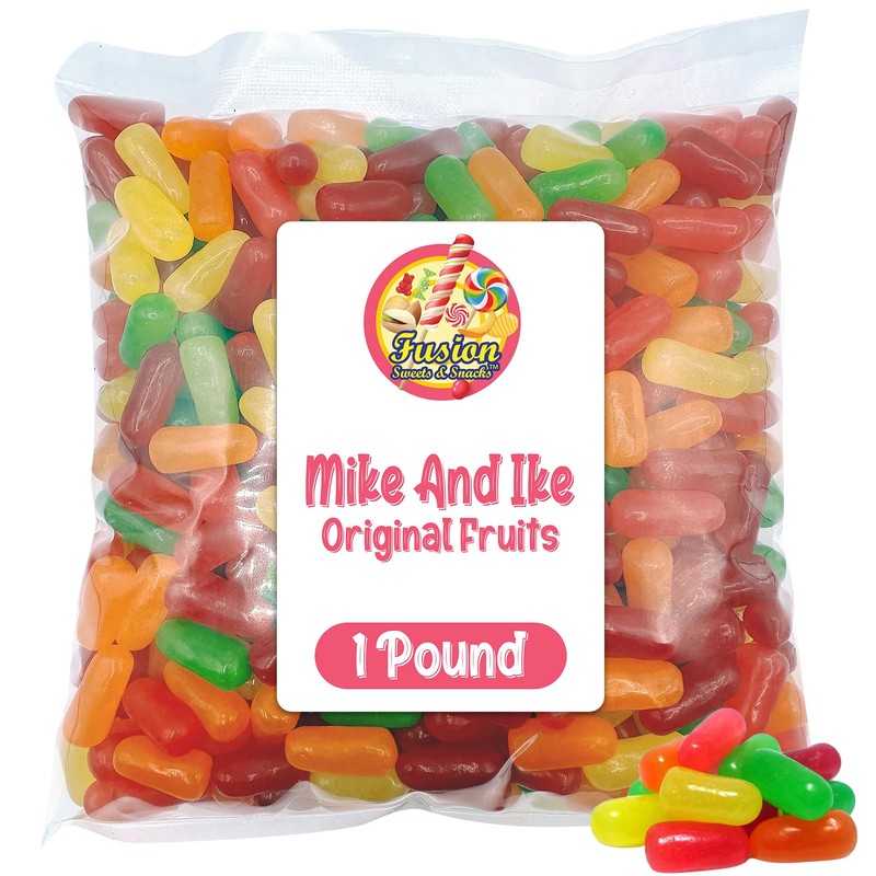 Mike and Ike Candy Bulk - 1 Pound Bag (16