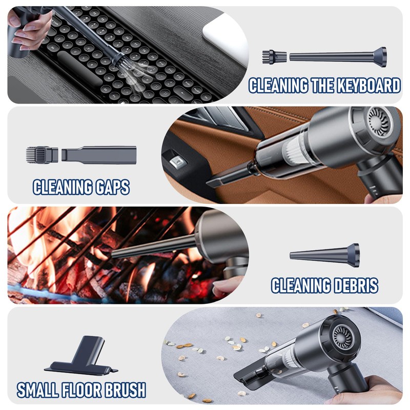 Car Vacuum Portable Cordless 20000PA High power Mini Vacuum Cleaner
