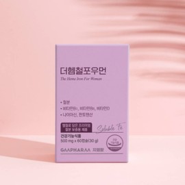 GM Farm The Hem Iron For Woman Women's Iron Soluble Nutrient 60 Capsules / 지엠팜 더헴철포우먼 여성 철분 가용성 영양제 60캡슐