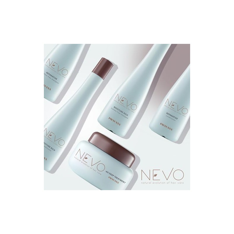PRAVANA Nevo 60 Deep Treatment Mascarilla Hidratación, Brillo Cabello 250g