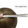 RESHE Toupee For Men Human Hair PU Skin Hair Replcement