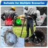 KUQAE Adjustable Ball Valve Wrench，Heavy Duty Steel Labor-Saving Wrench