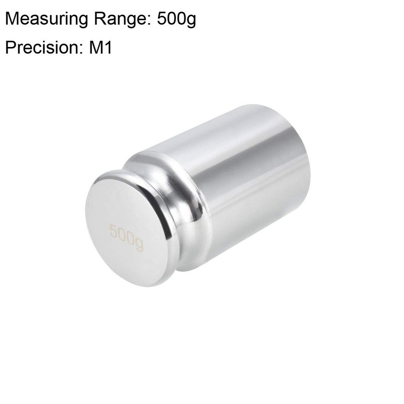 sourcing map Gram Calibration Weight 500g M1 Precision Chrome Steel