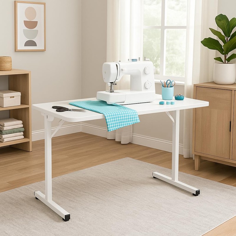 Ergode Gidget I Sewing Table – 2-Position Lift, Sturdy Steel