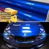 AUTOGOODY 96" x 60" Super Gloss Metallic Blue Vinyl Film