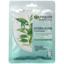Garnier SkinActive Hydra Bomb Face Mask for Normal and Combination Skin Intensive Moisturising and Balancing Mask 32 g Green