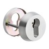 ck-trbeschlge ES1 WK2 Rosette V2A Stainless Steel/Matt Certified Solid Stainless