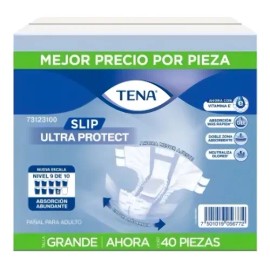 Pañal Para Adulto Tena Slip Ultra Protect Grande 40pzs