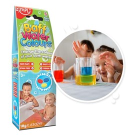 9 Use Baff Water Colours Pack from Zimpli Kids, Colour Changing Bath Drops, Color Changing Tabs, Learning & Educational Bathtime Activity for Kids, Children's Birthday Gift, Pocket Money Toy, Bath Toy