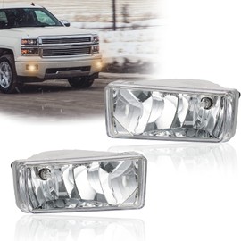 SPIEGEER - Conjunto de luces antiniebla para Chevy Silverado 2007, 2008, 2009, 2010, 2011, 2012, 2013, 2014, 2015, kit de repuesto para avalancha 2007-2013, Suburban 2015-2020 con H16 12V 19 W