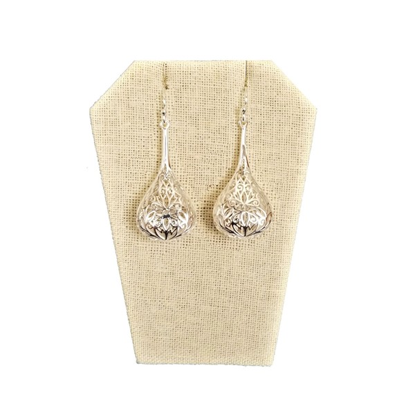 3 Pack Pendant Chain Necklace Display Stand 3.38" Tall Leaning