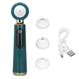 Blackhead Vacuum Suction Machine 3 Gears Magnify Pores Cleaning Electric Face Skin Acne Removal Device Green