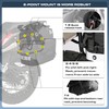 Rhinowalk Motorcycle Saddlebags Waterproof 20L Motorcycle Side Saddlebags Quick Release