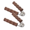 Abaodam 1 Pair Heavy Strength Wooden Finger Exerciser Durable Hand