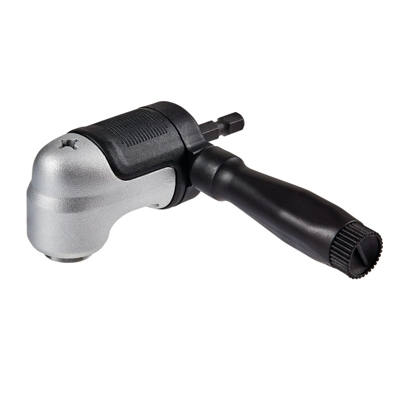 DEWALT FLEXTORQ Right Angle Drill Attachment, 4-in-1 System, 12-Inch Compact,