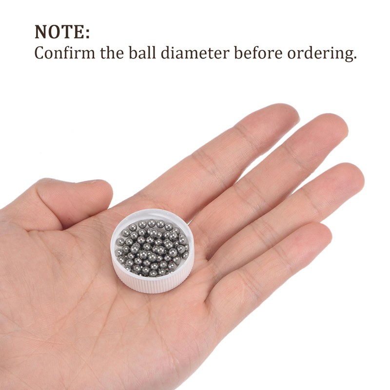Kozelo 200pcs Precision Balls - [5.5mm] 201 Stainless Steel for