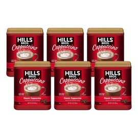 Hills Bros Classic Cappuccino, (Pack of 6)