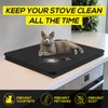 FLASLD Fireproof Gas Stove Burner Cover Soft Fabric Mat -