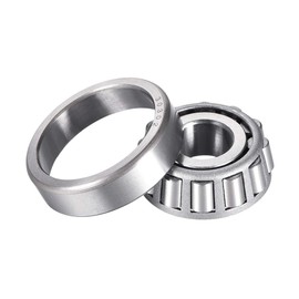 sourcing map 30302 Tapered Roller Bearing Cone with Shell 15 mm ID 42 mm OD 14 mm Thickness for Freight Trailer