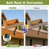 FMhotu 4x4 Heavy Duty Roof Riser Brackets Kit,Adjustable Angle Pergola