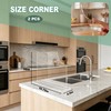 Sink Splash Guard, Clear Acrylic Splash Guards for Sink, 2