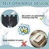 MAQILO Piano Keyboard Soap Dish, Silicone Self-Draining Soap Holder for