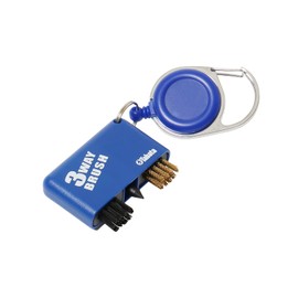 Tabata GV0698 Golf Brush, Groove Sharpener, Golf Maintenance Supplies, 3-Way Triple Brush