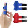 Pack of 2 Finger Splints, Adjustable Finger Support, Finger Stabiliser