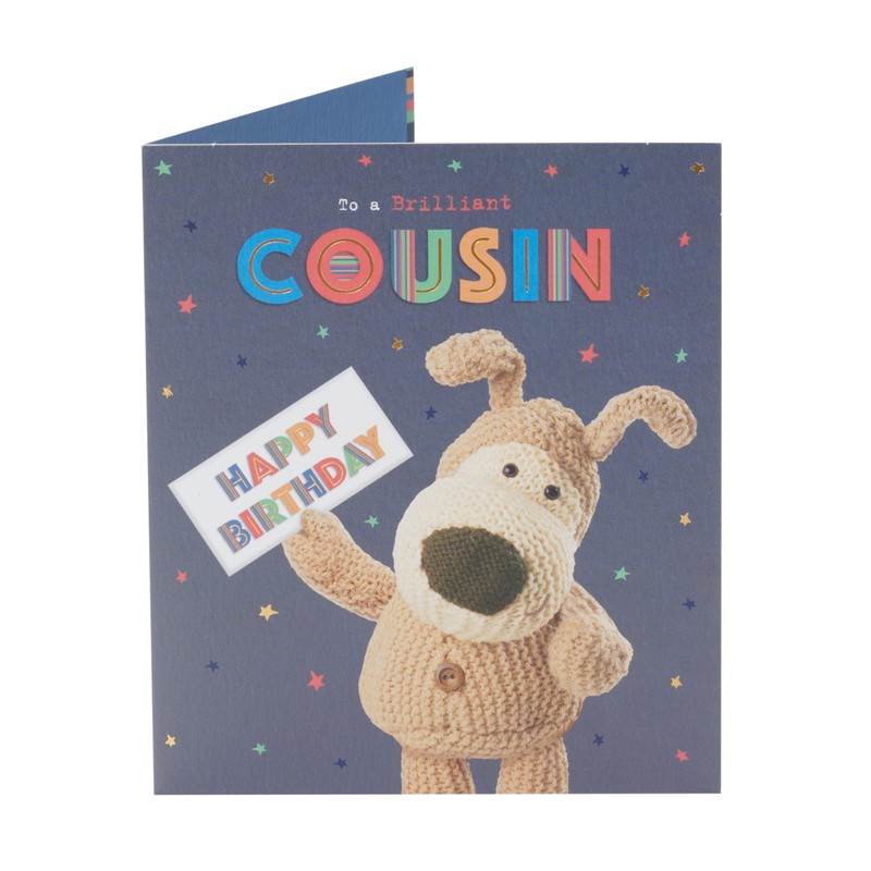 Boofle Birthday Card for Cousin - Cute Design
