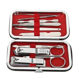 Manicure Set, Travel Nail Set, Nail Cutter Set, Stainless Steel Nail Clippers Set, 10 Pieces Nail File Scissors Manicure Pedicure Tool