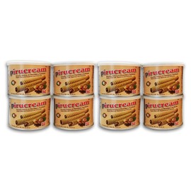 8 Pack Pirucream Chocolate and Hazelnut Wafer 10.59oz