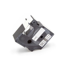 vhbw Label Tape Cassette Compatible with Dymo Rhino 6000, 5000, 5200, 4200, 3000, 1000 Label Printer 3.5m x 24mm Black on White, Nylon
