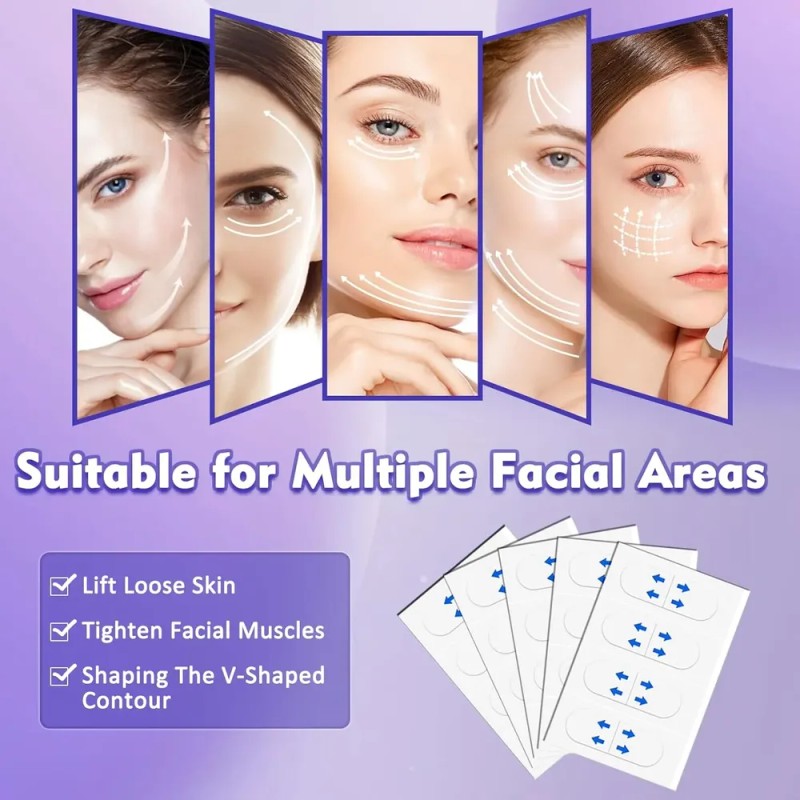 Parches Invisibles Para Lifting Facial (180 Piezas)
