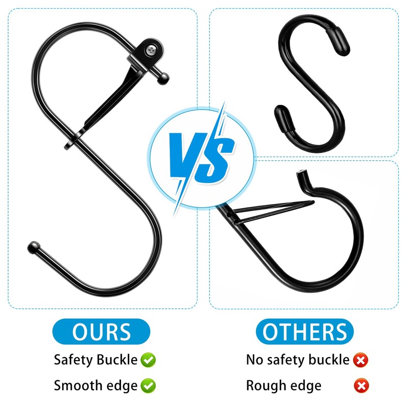Sopito S Hooks, Hooks for Hanging, Pack of 20 Hanger
