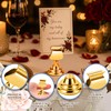24 Pcs Gold Number Table Clips, 1.7 inch Metallic Gold