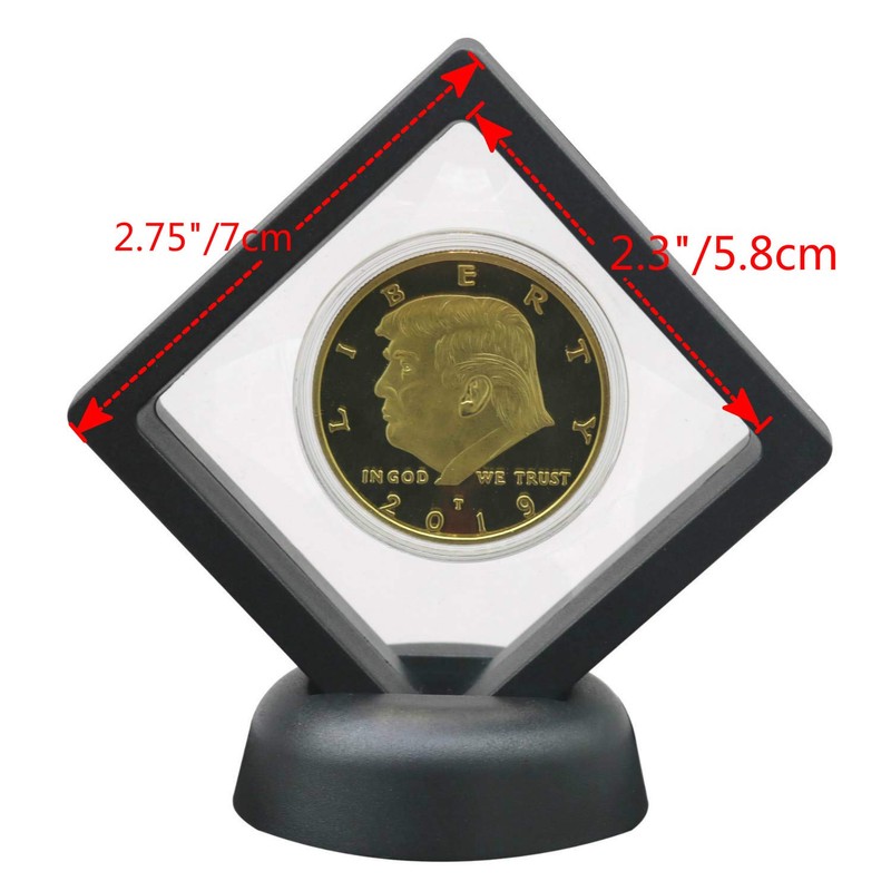 SH Challenge Coin Display Frame, 3D Floating Display Case Stand